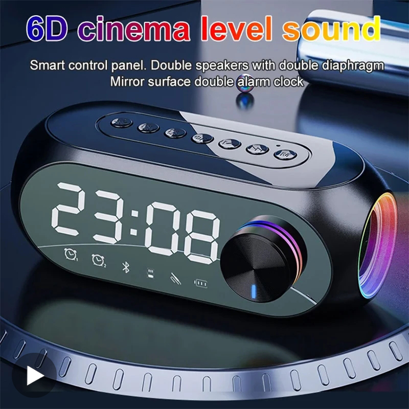 Home Improvement Videos - Wecker Radio FM Bluetooth Lautsprecher Tragbarer