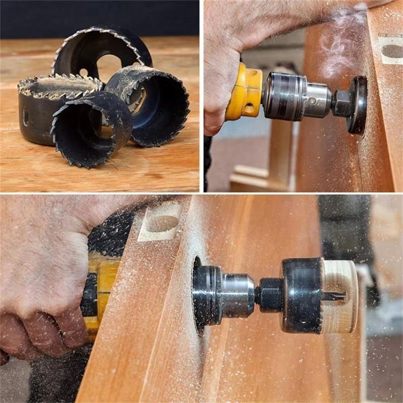 Home Improvement Center - A2BE Umfangreiches 18-teiliges 19-127-mm-Lochsägen-Set mit Tragetasche