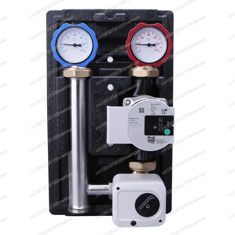 Home Improvement Center - Pumpenstation für Fußbodenheizung, geothermisches Mischzentrum, Heimwerkervilla,
