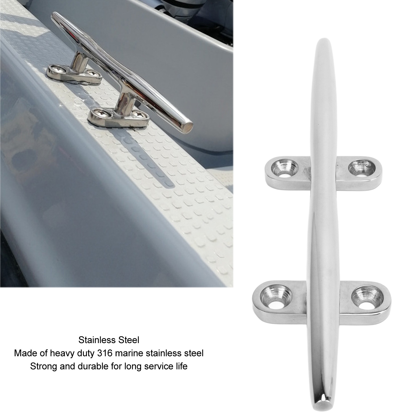 Schwerlast-Bootsklampe mit off – Deck Screw Stainless Bewertung und Preis