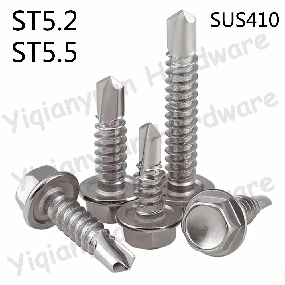 Yiqianyuan ST5.2/5.5 SUS410 Ed – Deck Screw Stainless Bewertung und Preis