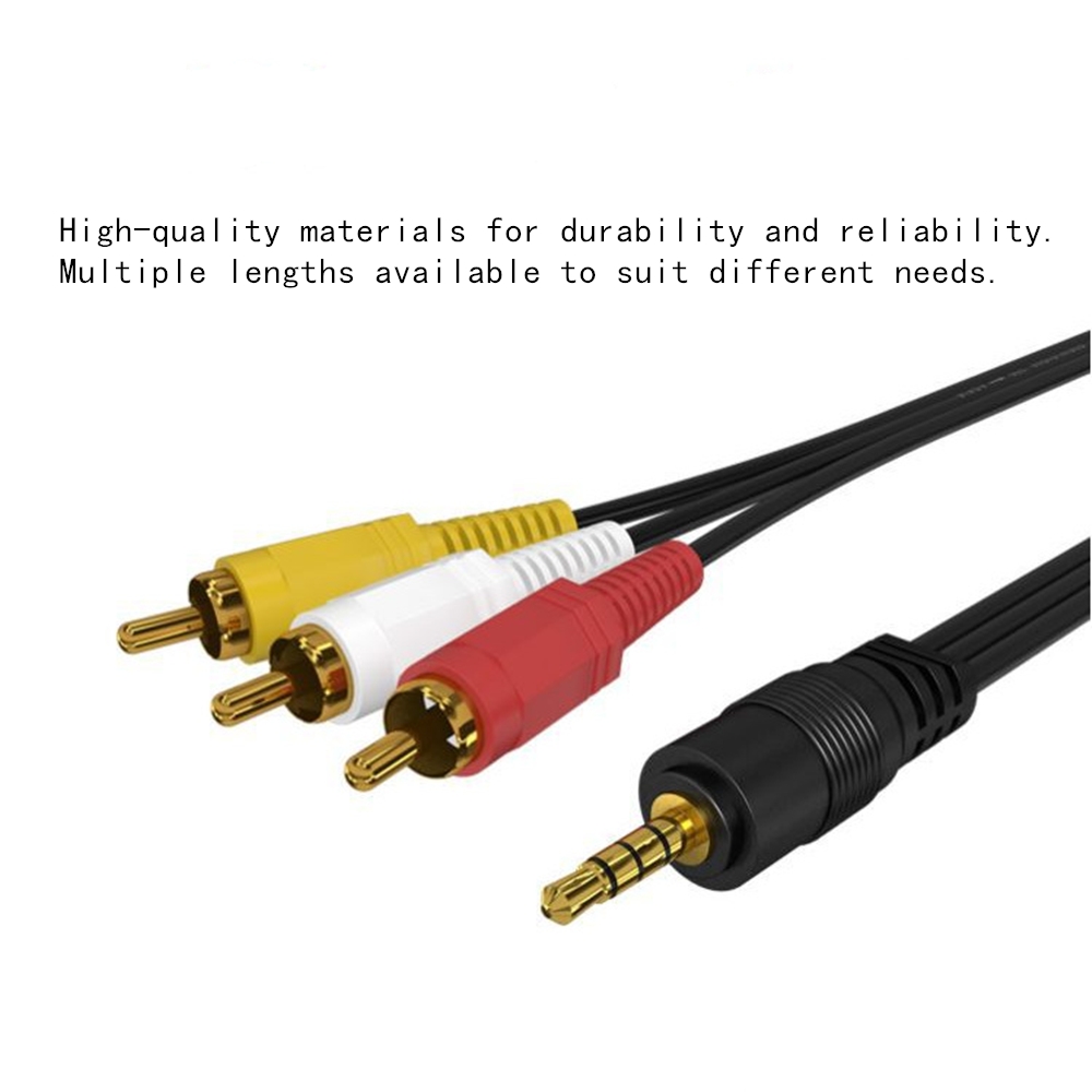 3,5 mm auf 3 Cinch-Audio-Video – Home Improvement Videos Bewertung und Preis