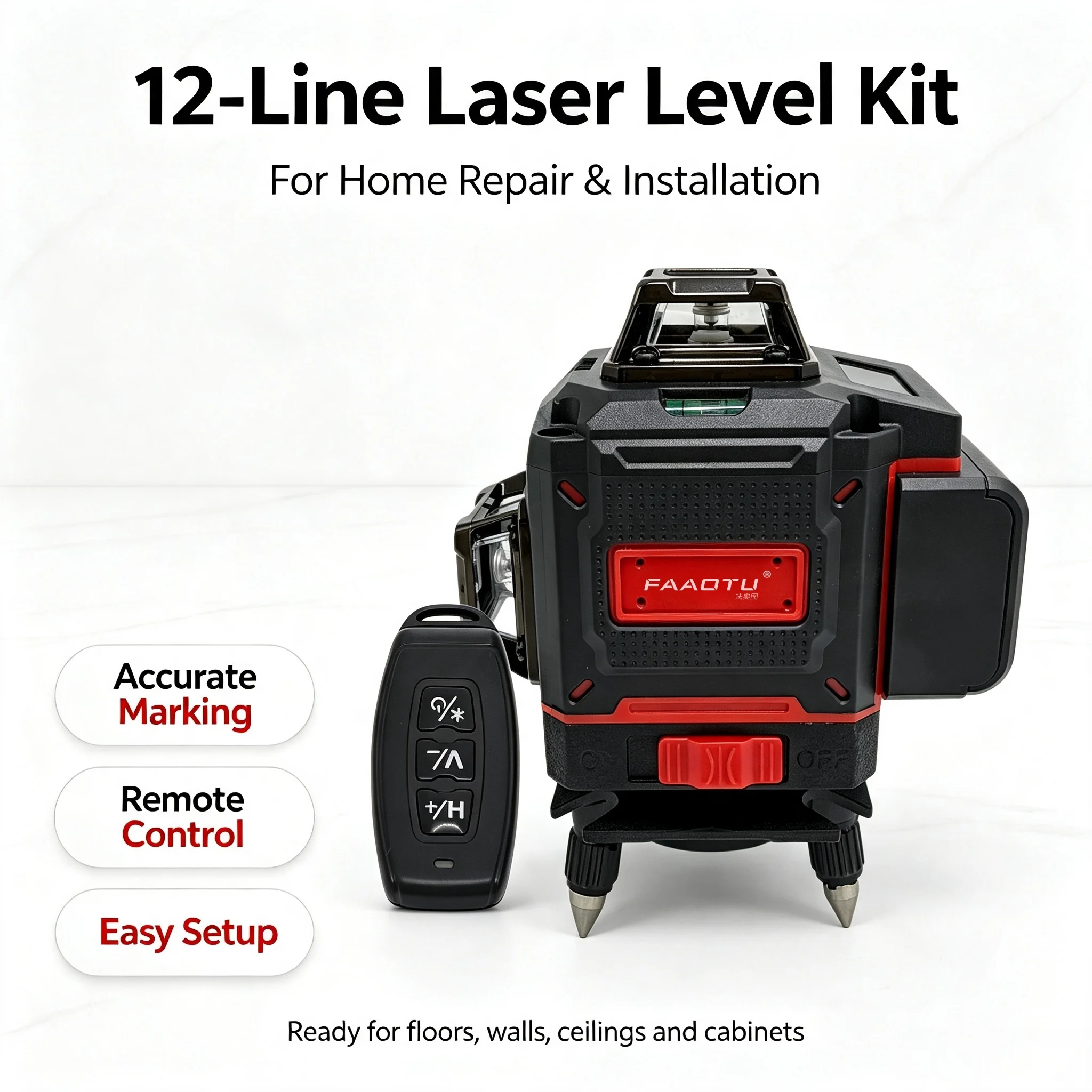 FAAOTU Digitaler 360-Grad-Kreu – Level Laser Line Bewertung und Preis