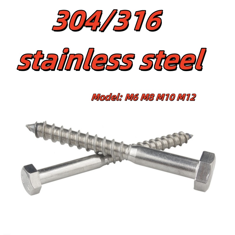 M6 ~ M12 Edelstahl-Halbgewinde – Deck Screw Stainless Bewertung und Preis