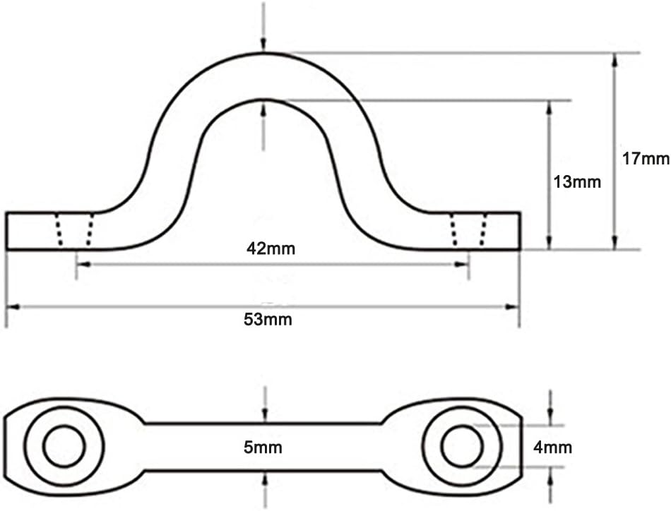 8 Stück Edelstahl 3/8-Zoll-Öse – Deck Screw Stainless Bewertung und Preis